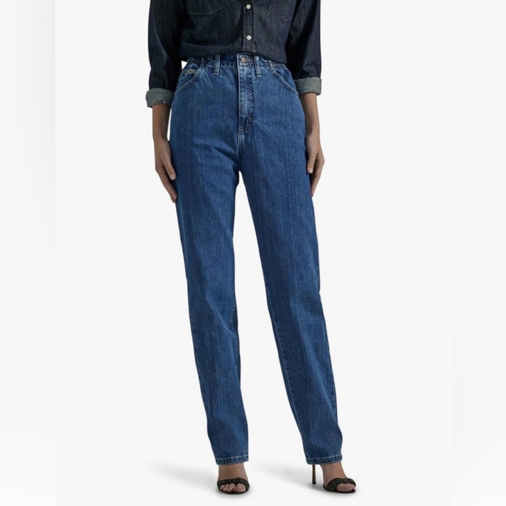 Lee Denim Relaxed-Fit Jeans in Classic Blue